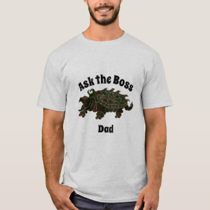 Fråga Chef Pappa Alligator Snapping Turtle T Shirt