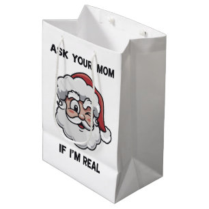 Fråga din mamma om jag är riktiga tomten julen rol
