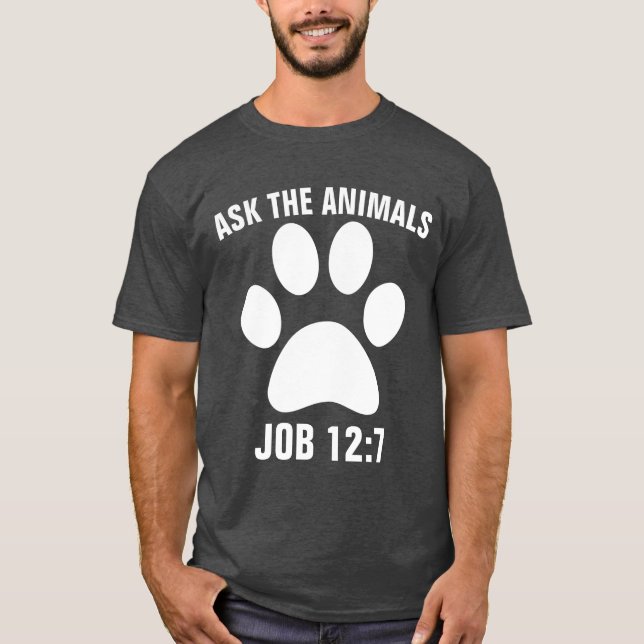 FRÅGA DJUREN T-Shirts (Framsida)