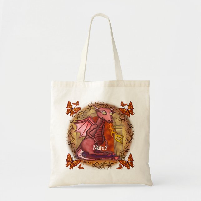 Fråga Drakens Tote Bag Tygkasse (Framsidan)