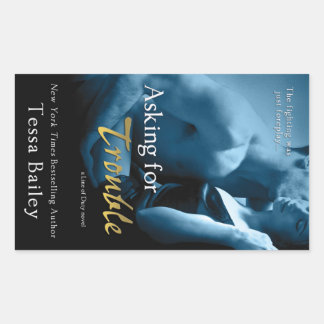 Fråga efter problem av Tessa Bailey Rektangulärt Klistermärke