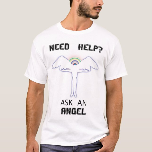 Fråga en ängel tee shirt (Framsida)