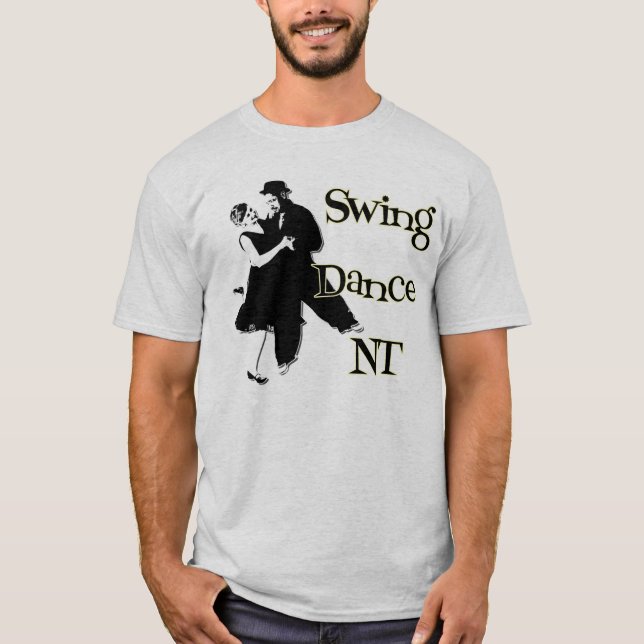 Fråga en dam att dansa - tillbaka tee shirt (Framsida)