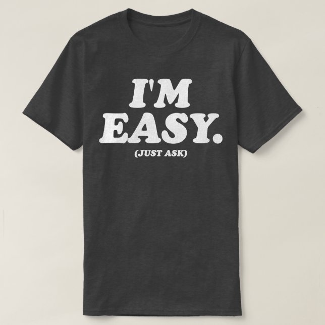 Fråga enkelt t shirt (Design framsida)
