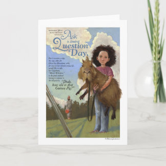 Fråga ett dumt ifrågasätter dagkortet kort