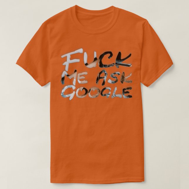 Fråga Google T Shirt (Design framsida)