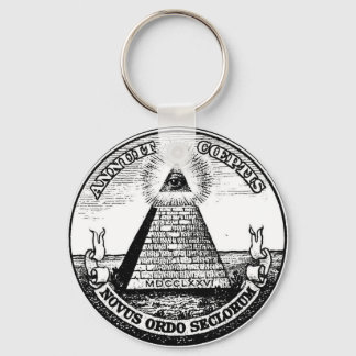 Fråga Illuminati New World Order Nyckelring