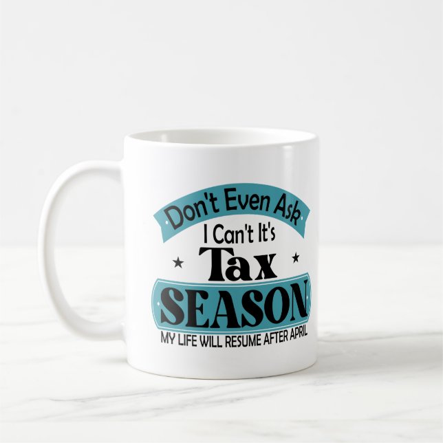 Fråga inte ens om jag kan betala skatt för beskatt kaffemugg (Vänster)