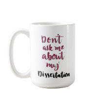 Fråga inte mig om min avhandling