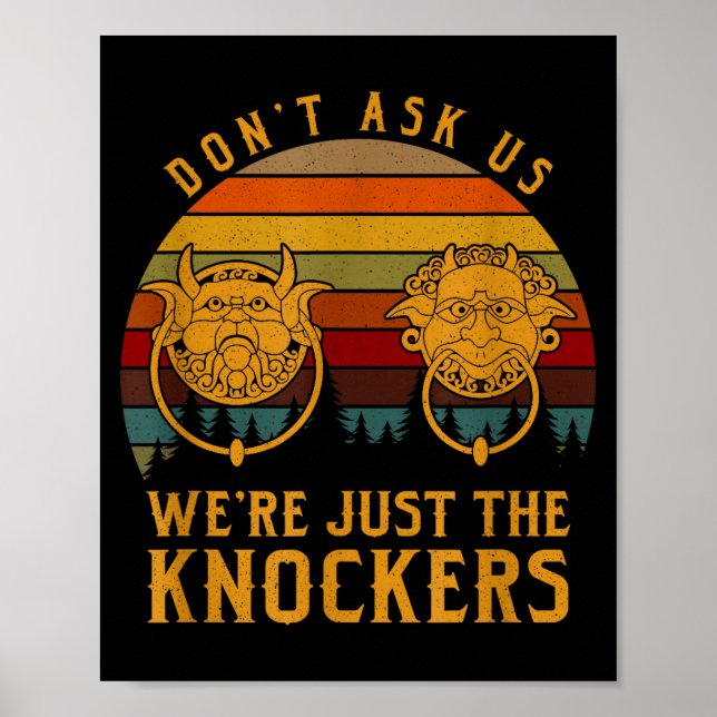 Fråga inte oss, vi är bara dörrklopparna  poster (Framsidan)