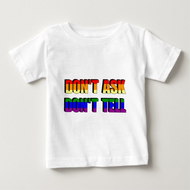 Fråga inte, tala inte om t-shirt (Framsida)