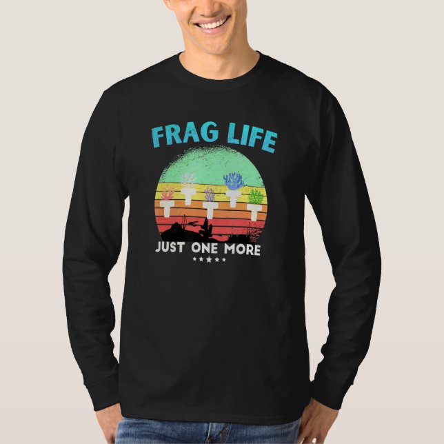 Fraga Life Coral Reef Saltwater Aquarium Tank för  T Shirt (Framsida)