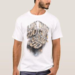 Fråga, Lita, Tack Gud – Metallic Faith T-Shirt