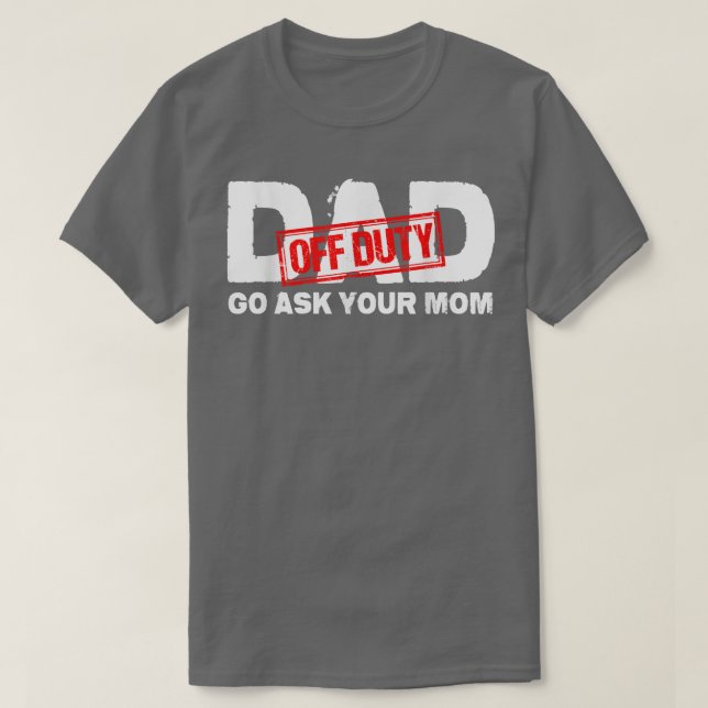 Fråga Mamma i pappa  T Shirt (Design framsida)