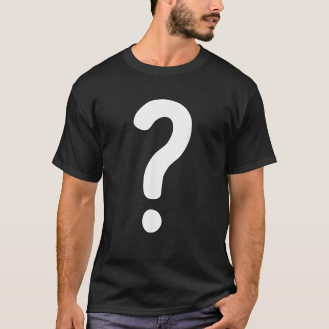 Fråga Mark Couple Gissa vem som ska spara T Shirt (Framsida)
