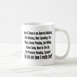 Fråga mig hur I-känselförnimmelsen om Barack Kaffemugg