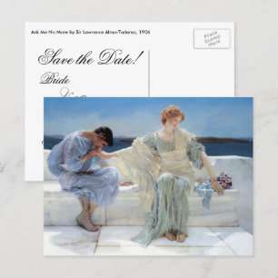 Fråga mig inte mer av Alma Tadema Bröllop Meddelande Vykort