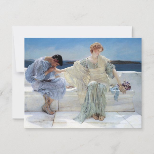 Fråga mig inte mer av Alma Tadema Bröllop OSA Kort (Framsida)