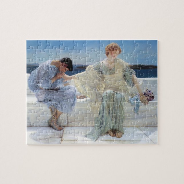 Fråga mig inte mer av Sir Lawrence Alma Tadema Pussel (Horisontell)