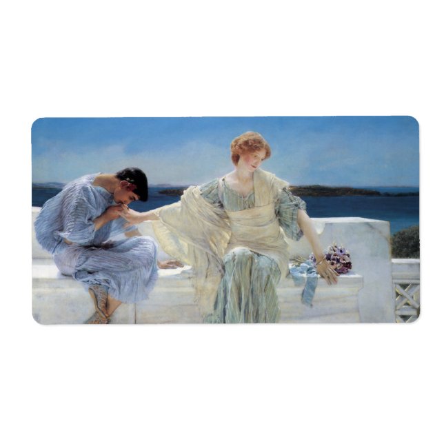Fråga mig inte mer från Herr Lawrence Alma Tadema Fraktsedel (Framsidan)