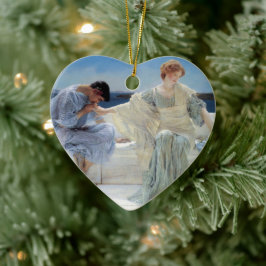 Fråga mig inte mer från Herr Lawrence Alma Tadema Julgransprydnad Keramik
