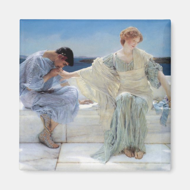 Fråga mig inte mer från Herr Lawrence Alma Tadema Magnet (Framsidan)
