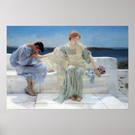 Fråga mig inte mer från Herr Lawrence Alma Tadema Poster