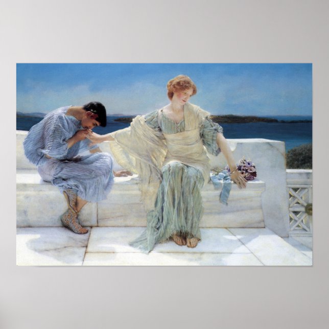 Fråga mig inte mer från Herr Lawrence Alma Tadema Poster (Framsidan)