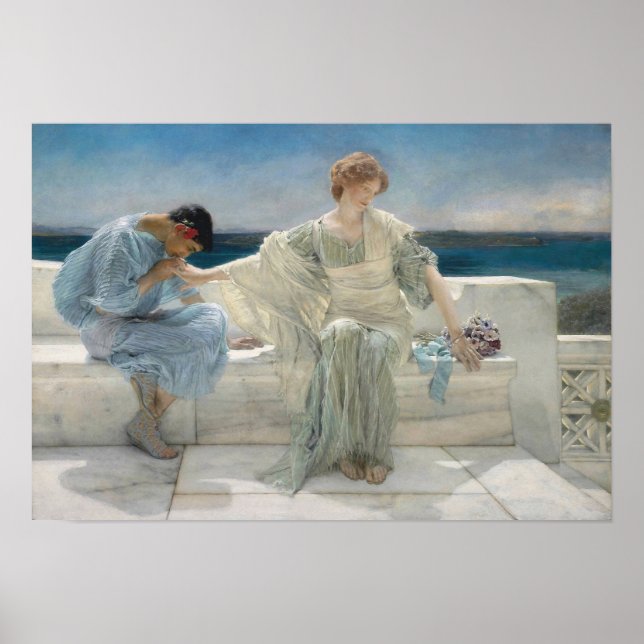 Fråga mig inte mer från Herr Lawrence Alma-Tadema Poster (Framsidan)