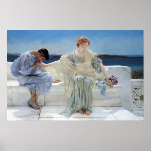 Fråga mig inte mer från Herr Lawrence Alma Tadema Poster