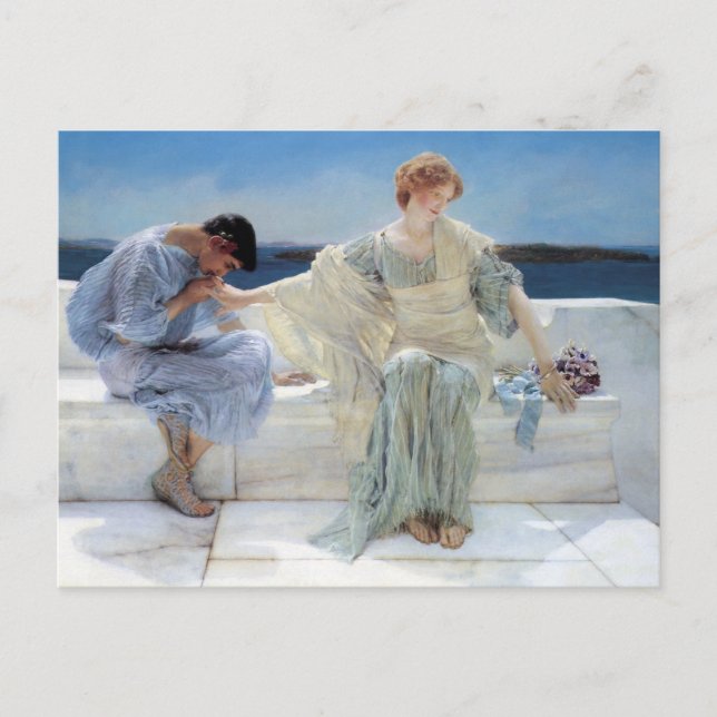 Fråga mig inte mer från Herr Lawrence Alma Tadema Vykort (Framsida)