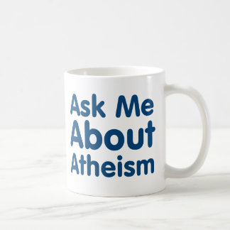 Fråga mig om ateism kaffemugg