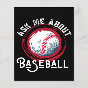 Fråga mig om Baseball Flygblad