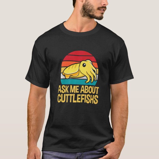 Fråga mig om bläckfisk för en bläckfisk t shirt (Framsida)
