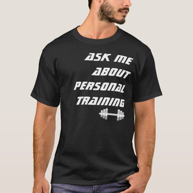Fråga mig om den personliga t shirt (Framsida)