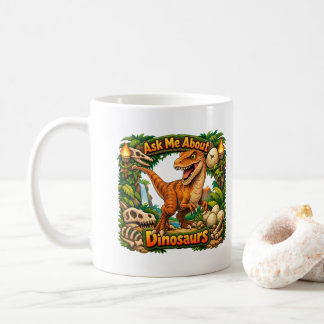 Fråga mig om dinosaurier | Varm choklad | Kaffemugg