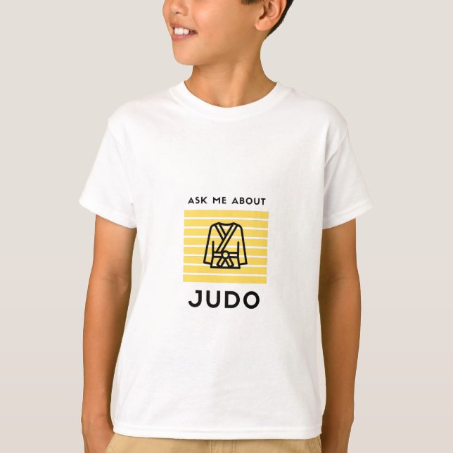 Fråga mig om domo martialkonst t shirt (Framsida)