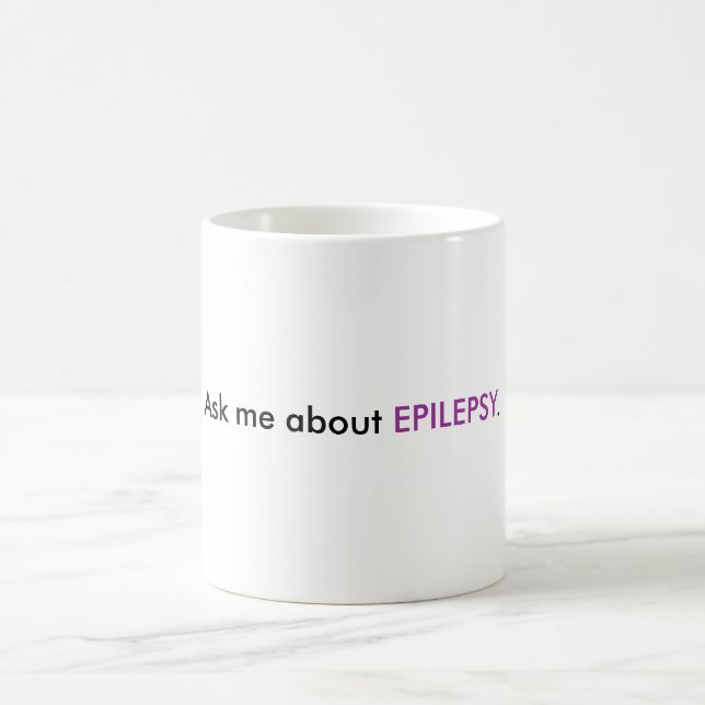 Fråga mig om EPILEPSY. Kaffemugg (Center)