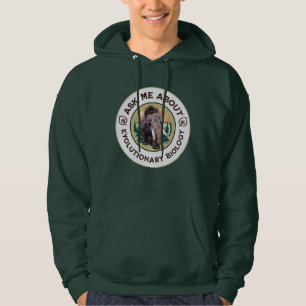 Fråga mig om evolutionsbiologi Ullig mammut Hoodie