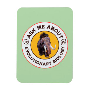 Fråga mig om evolutionsbiologi Ullig mammut Magnet