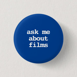 fråga mig om film typografi knapp