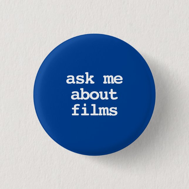 fråga mig om film typografi knapp (Framsida)