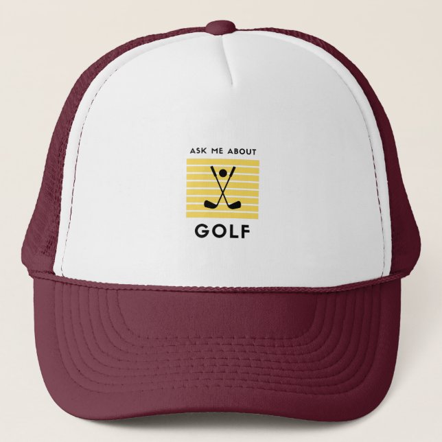 Fråga mig om golf keps (Framsida)