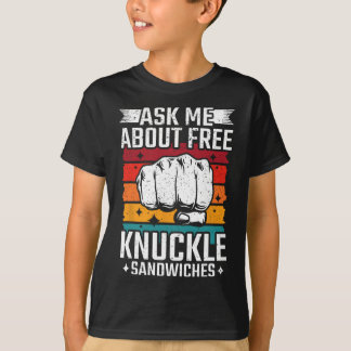 Fråga mig om gratis Knuckle Sandwiches T Shirt