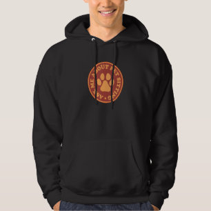 Fråga mig om husdjursvisket Pet Sitta Hund Hoodie