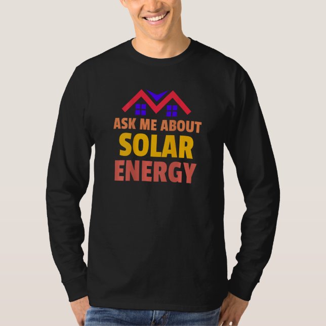 Fråga mig om installatörer för installation av sol t shirt (Framsida)