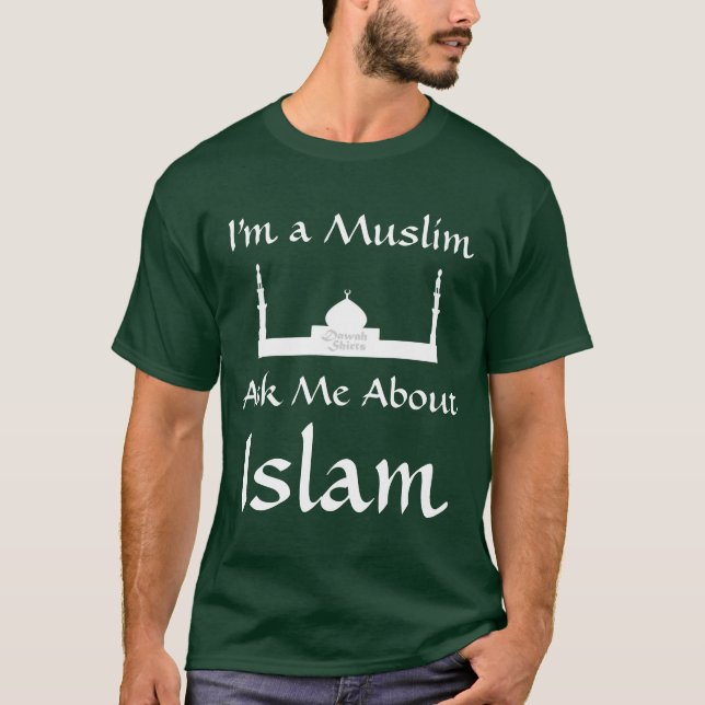 Fråga mig om islam 2,0 tee shirt (Framsida)
