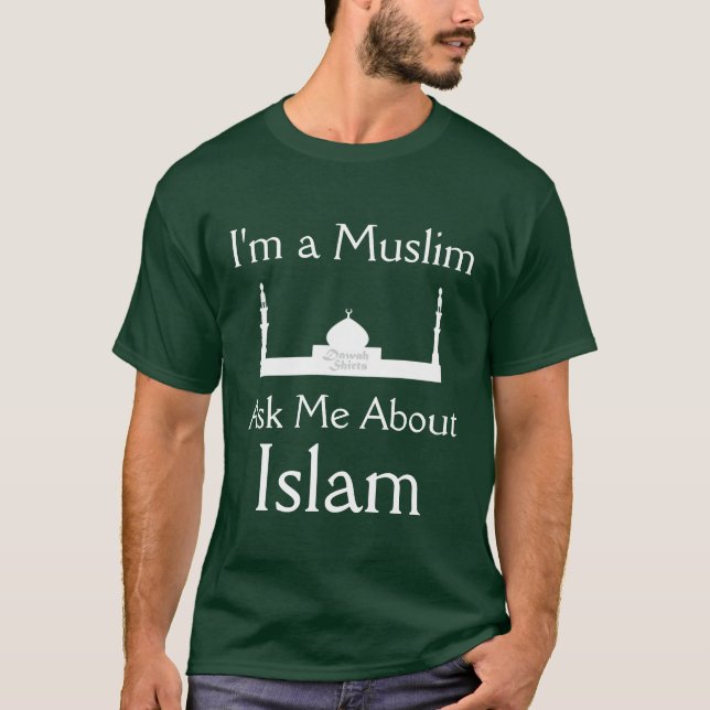 Fråga mig om islam t-shirt (Framsida)