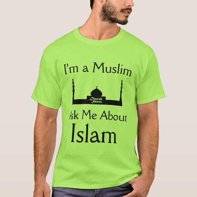 Fråga mig om islam t-shirt (Framsida)