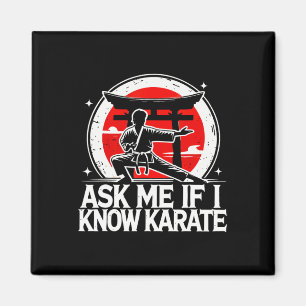 Fråga mig om jag vet Karate Magnet